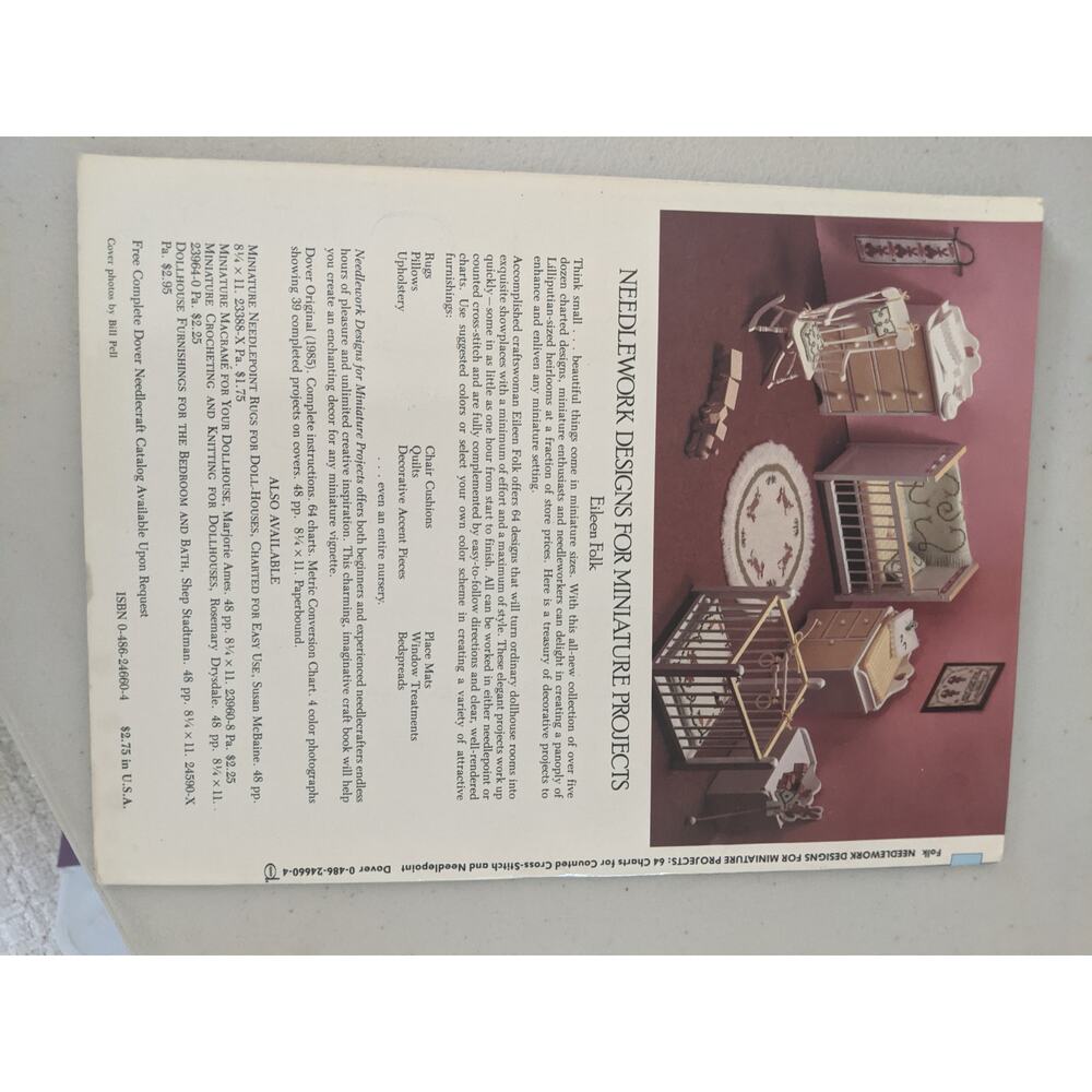 Needlework Designs for Miniature Projects Pattern Book - Picture 3 of 6